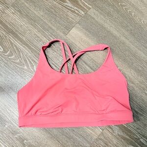 Lululemon Energy Bra • color: Lip Gloss • size 14